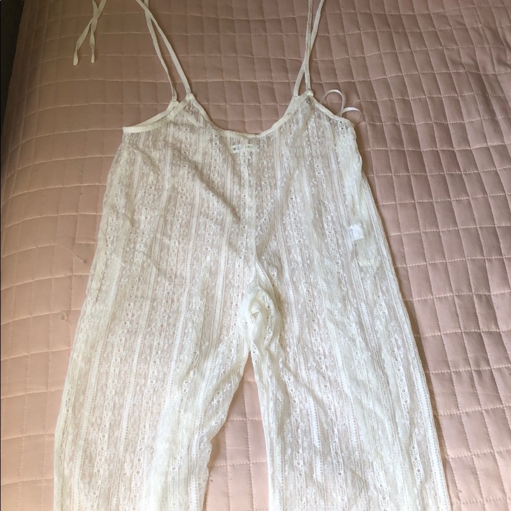 Lace festival overalls